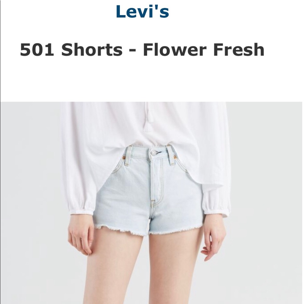 501 Shorts - Flower Fresh levis